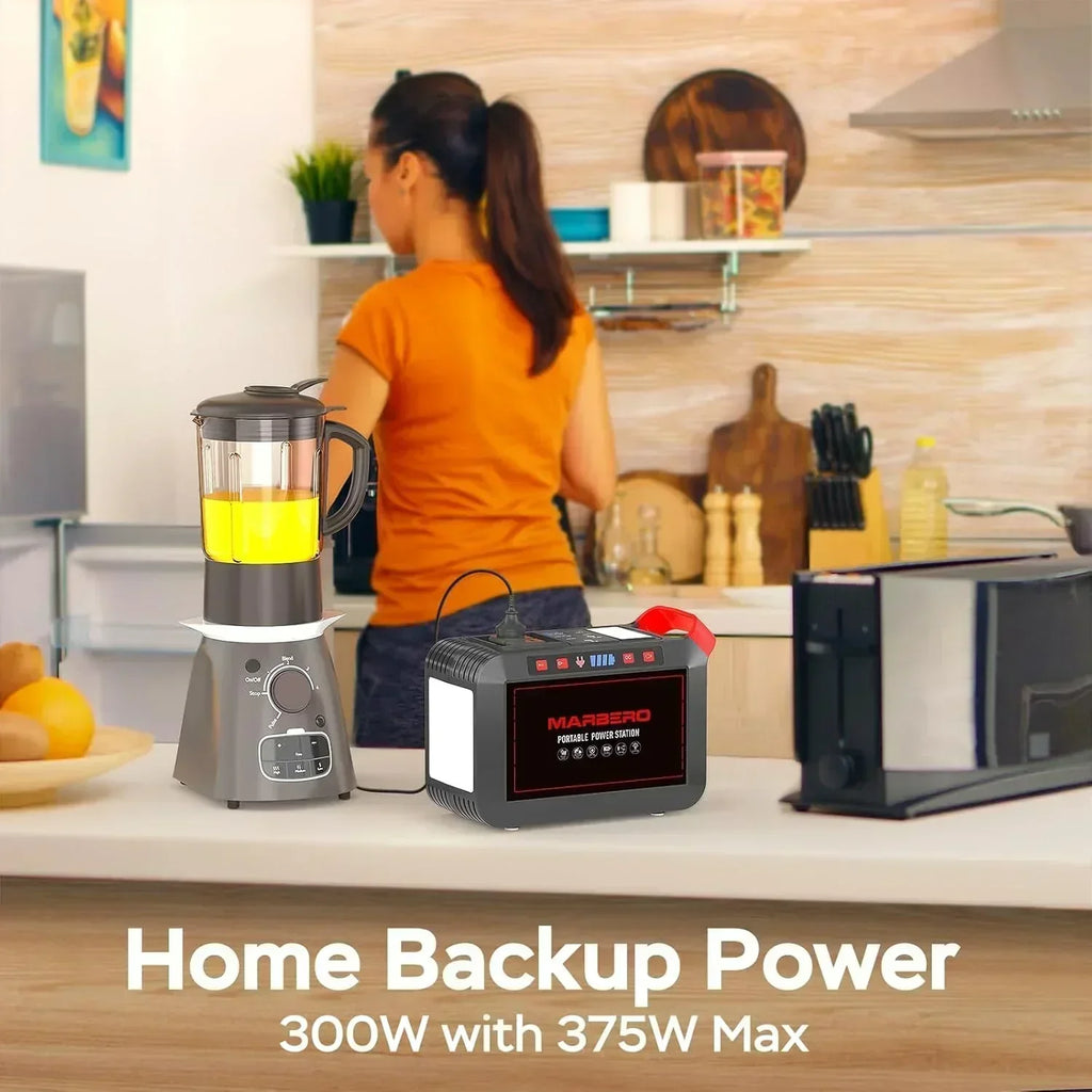 Portable Power Station 88Wh Camping Lithium Battery Solar Generator Fast Charging Power Bank wourant