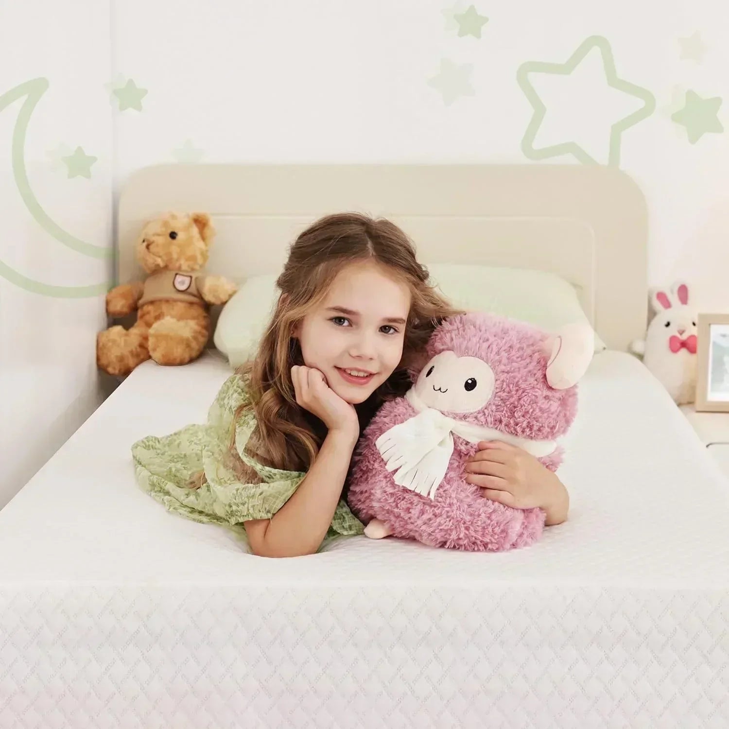 8-inch double mattress with memory foam for medium firm support wourant