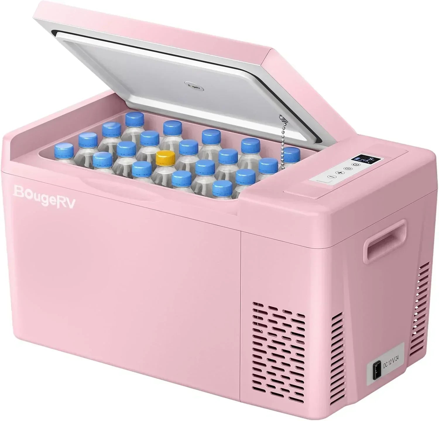 BougeRV 12 Volt Refrigerator 12V Car Fridge 23 Quart Portable Freezer Compressor Cooler wourant