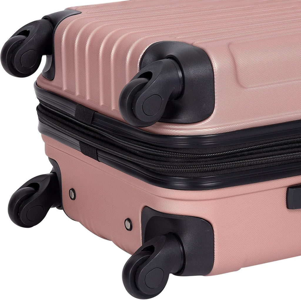 Hardside Travel Luggage Lilac Set of 4 wourant