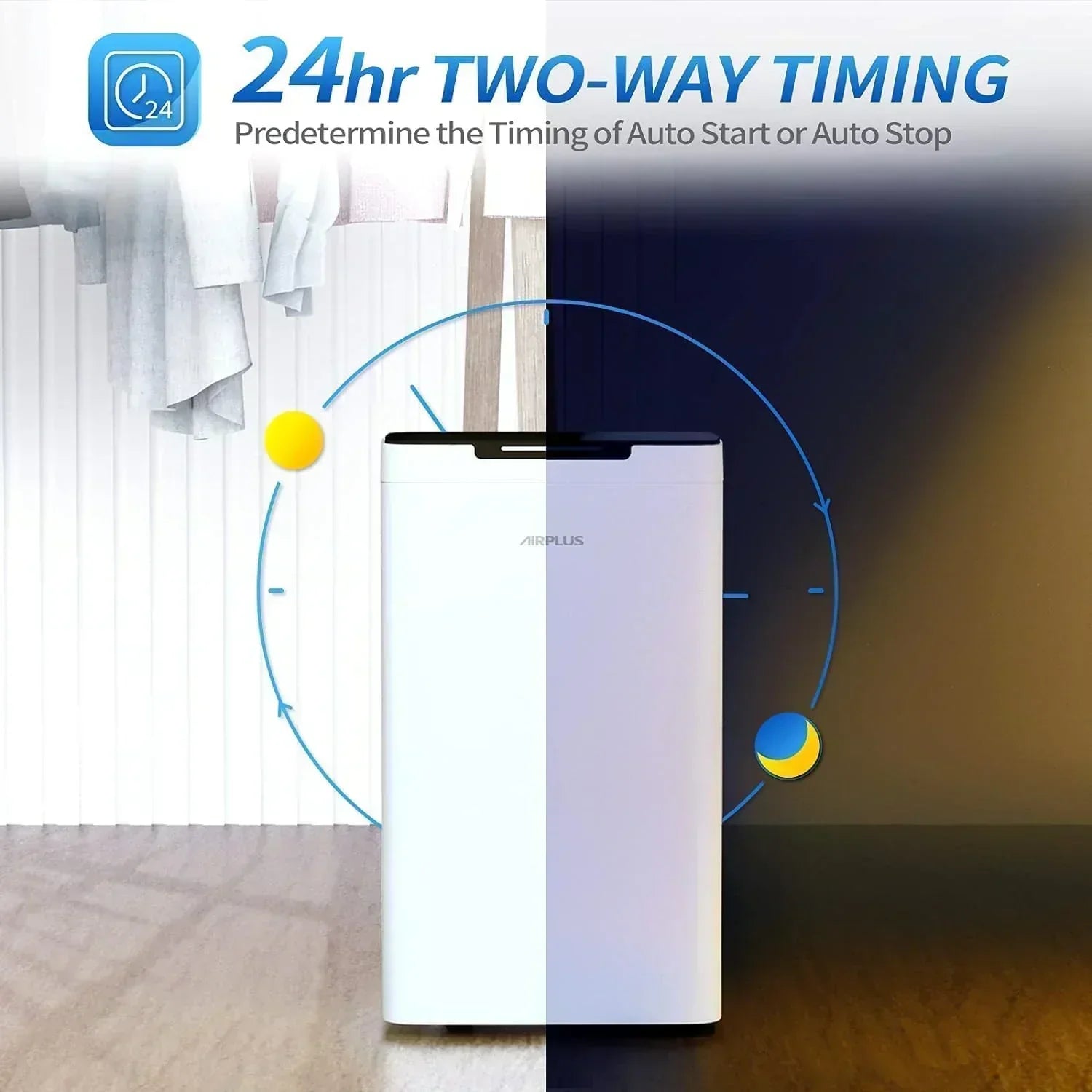 AIRPLUS 1,500 Sq. Ft Dehumidifier for Basement 30 Pints Powerful Dehumidifier for Home Large Rooms wourant