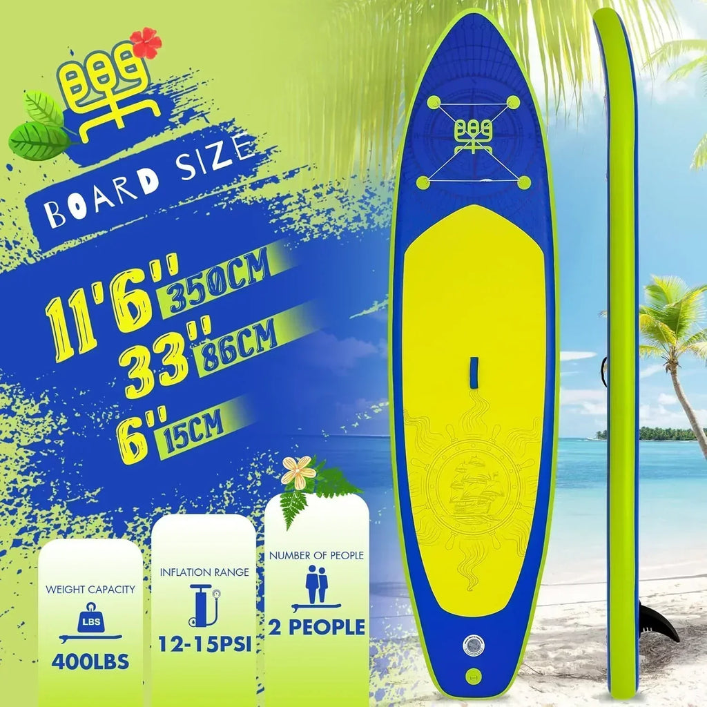FunWater Inflatable Stand Up Paddle Board Premium SUP Paddle Accessories EVA Deck wourant