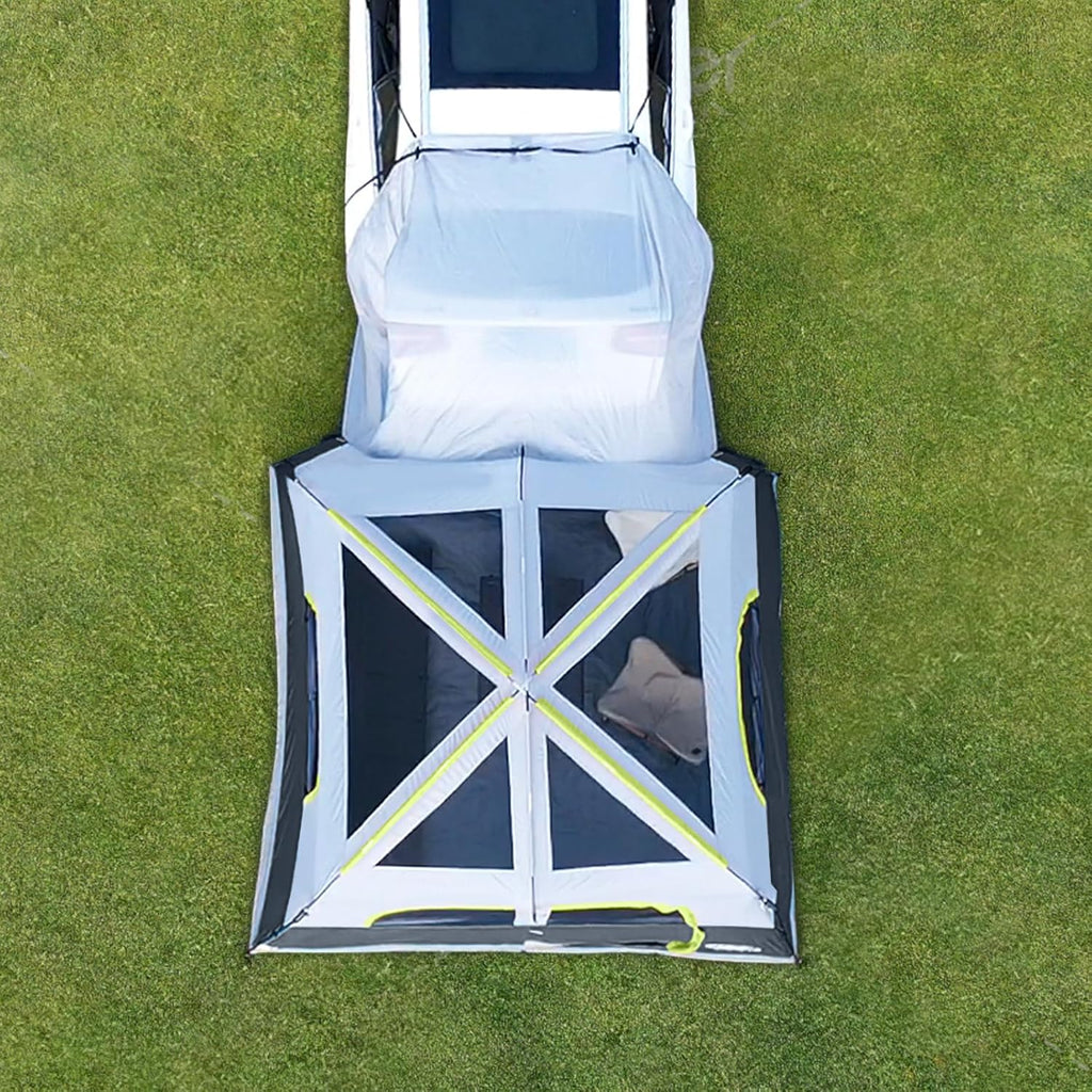 SUV Tent for Camping 6-Person SUV Tailgate Tent Easy Set Up with Rainfly 10'x9'x78in wourant