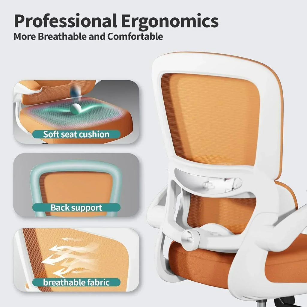 TRALT Office Chair Ergonomic Desk Chair 330 lbs Home Mesh Gaming Chair with Wheels wourant