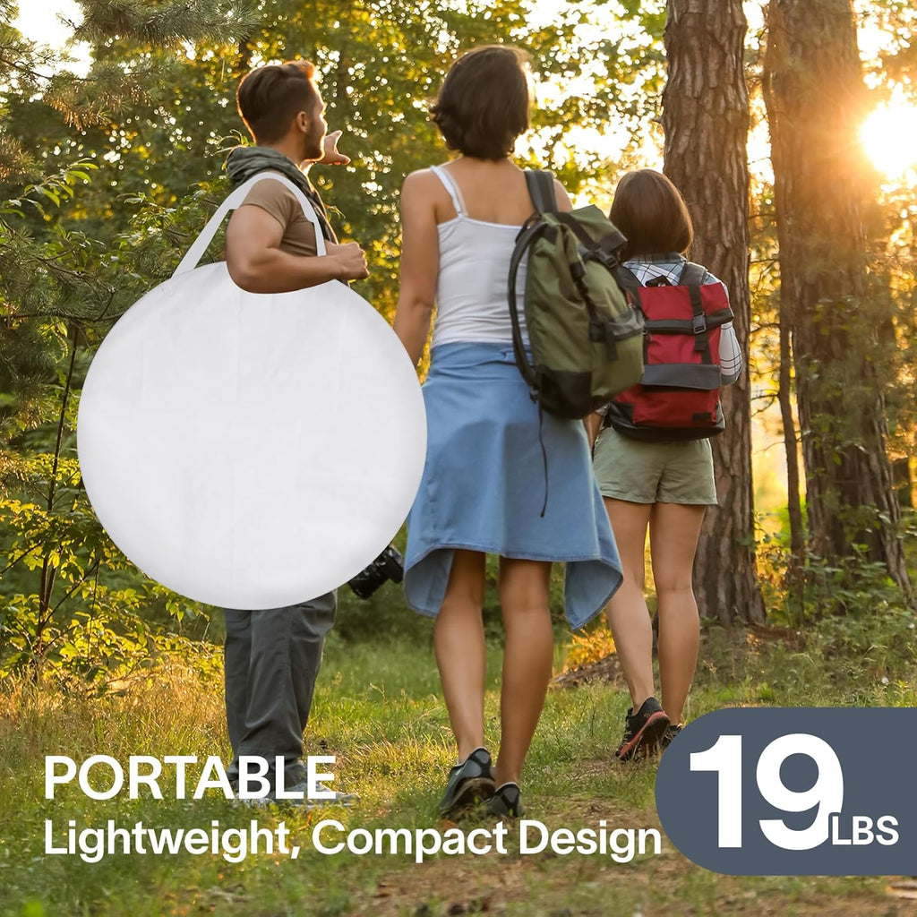 Screen gazebo sleeps 6-10-15 people Igloo-style canopy tent mosquito net on the sides Perfect wourant