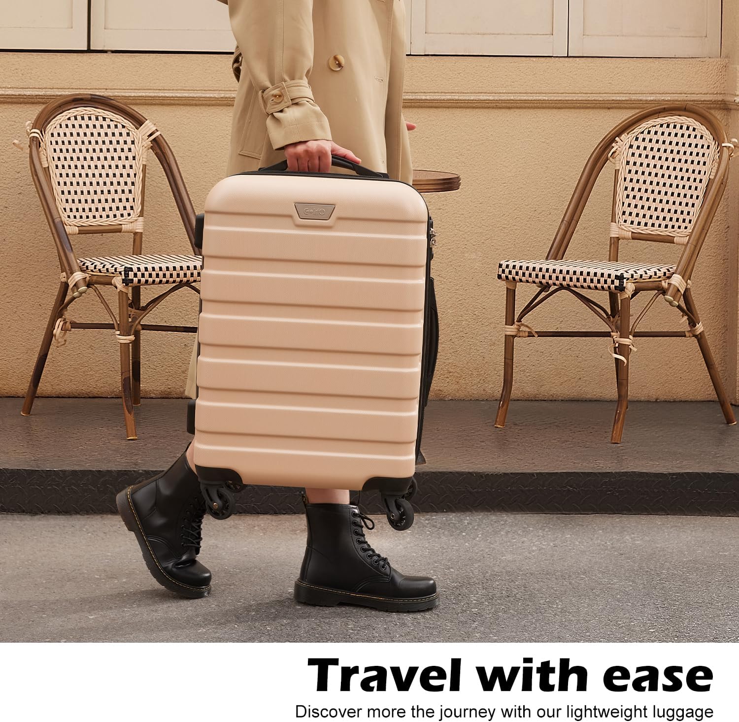 Luggage 3 Piece Set Suitcase Spinner Hardshell Lightweight TSA Lock wourant