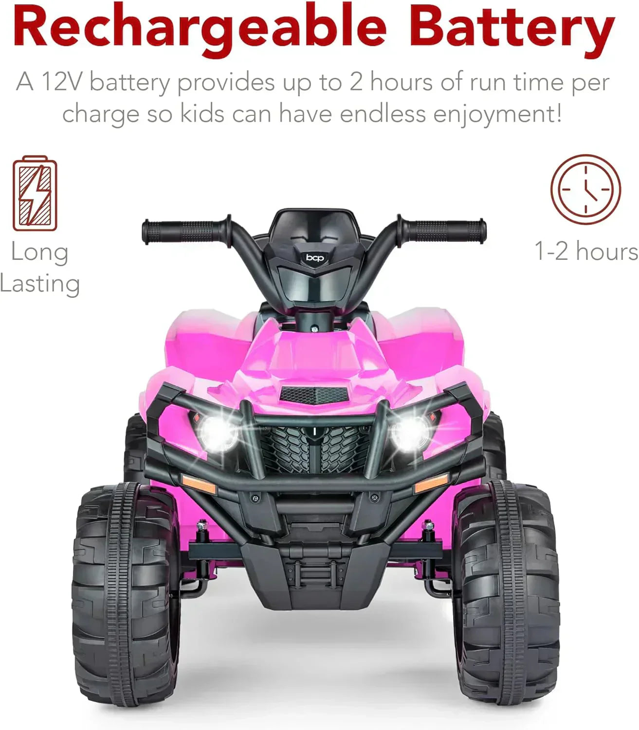 Best Choice Products 12V Kids Ride-On Electric ATV 4-Wheeler Quad Car Toy Bluetooth Audio wourant
