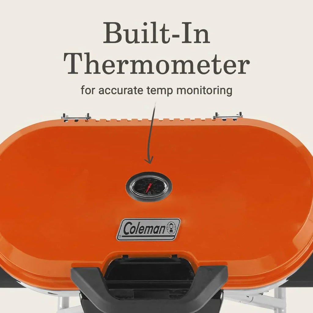 RoadTrip 285 Portable Stand-Up Propane Grill with 3 Adjustable Burners Instastart Ignition 20,000 BTUs wourant