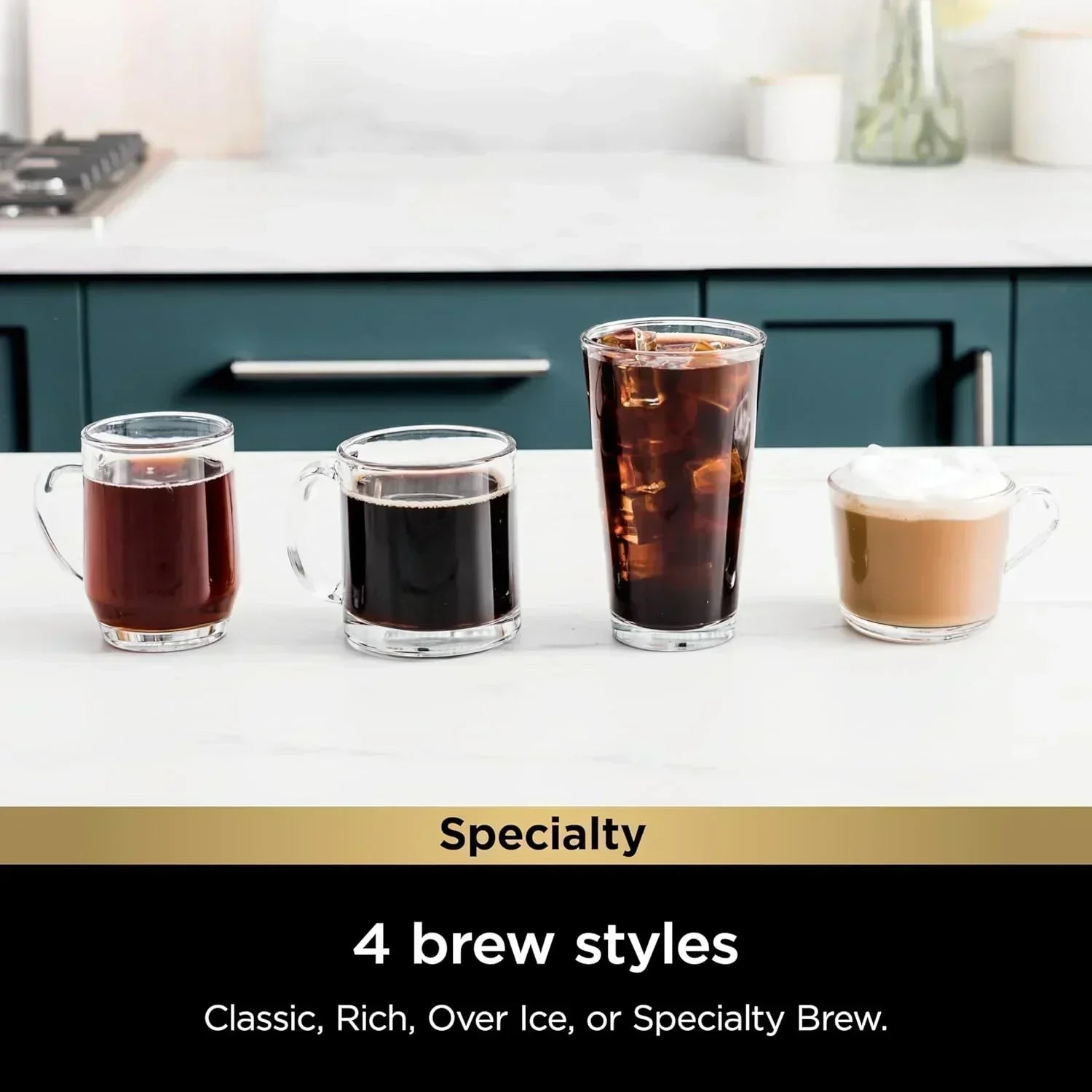 Ninja Single Serve Coffee Maker 56 oz Reservoir Stone wourant