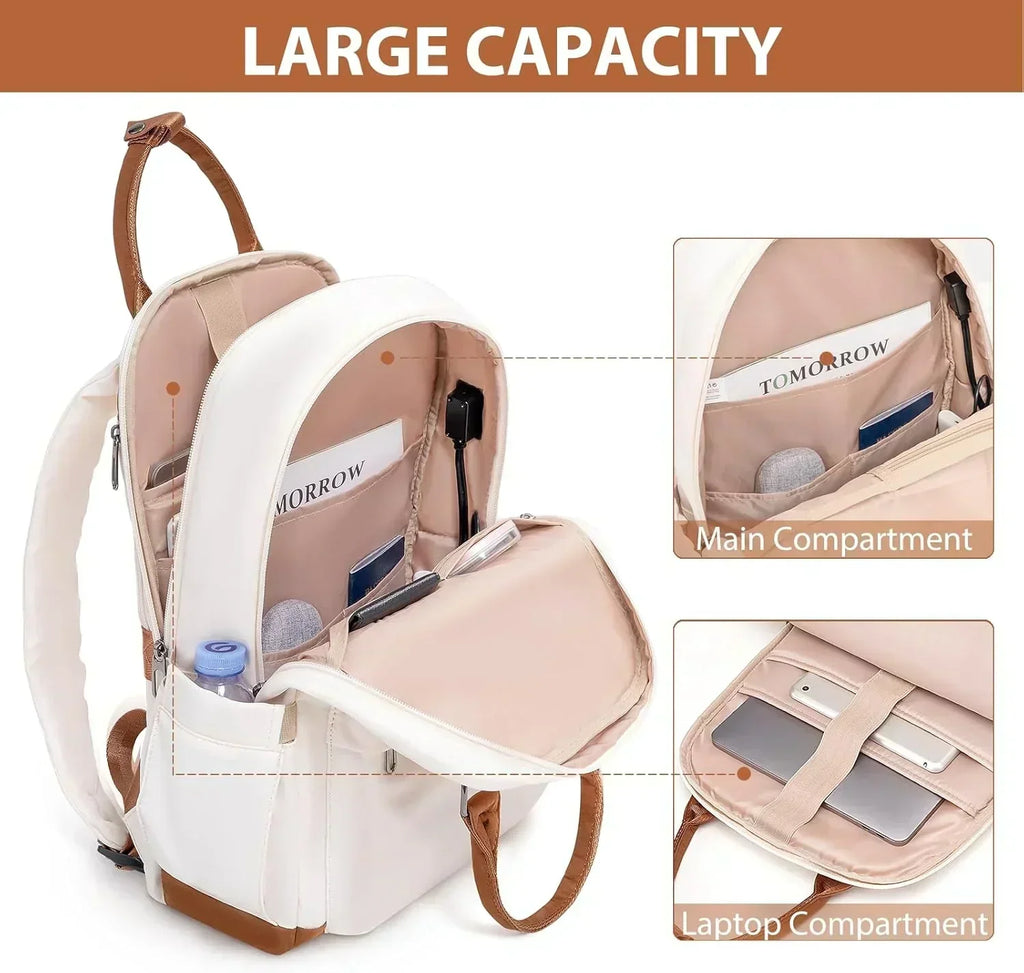 LONG VACATION 6 Piece Luggage Set Carry on Suitcase with ABS+PC hardshell Spinner Wheels wourant