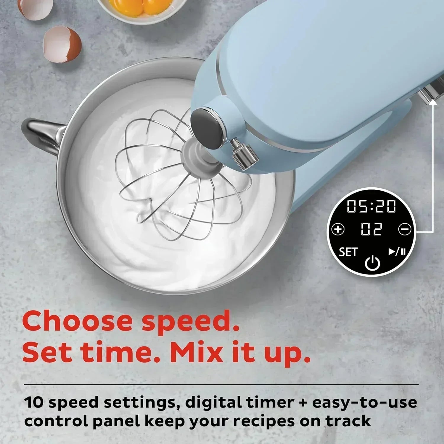 Instant Pot Instant Stand Mixer Pro 600W 10-Speed Electric Mixer with Digital Interface wourant