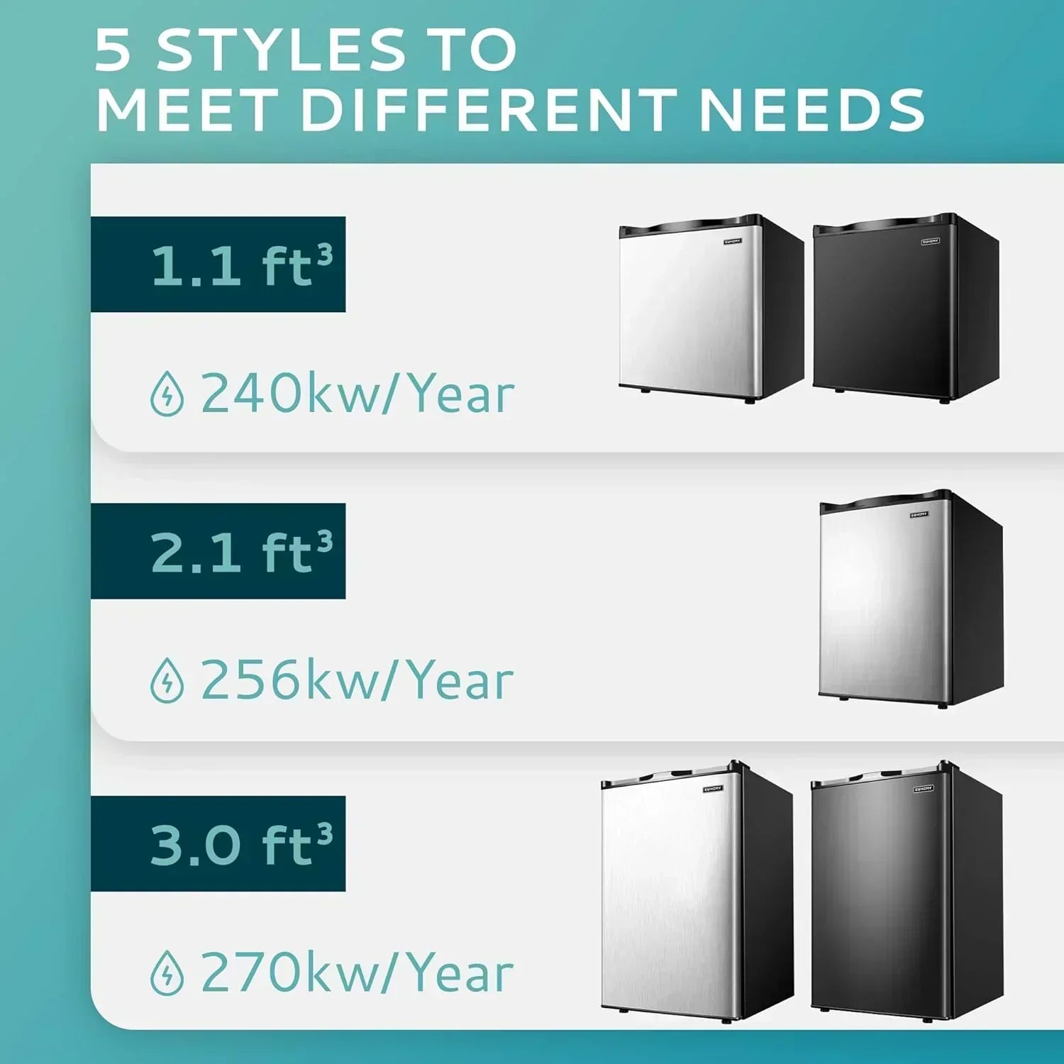 Upright freezer 3.0Cubic Feet Single Door Compact Mini Freezer with Reversible Door Small freezer wourant