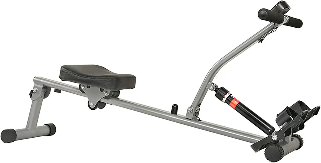Sunny Health & Fitness Compact Adjustable Rowing Machine with 12 Levels of Resistance wourant