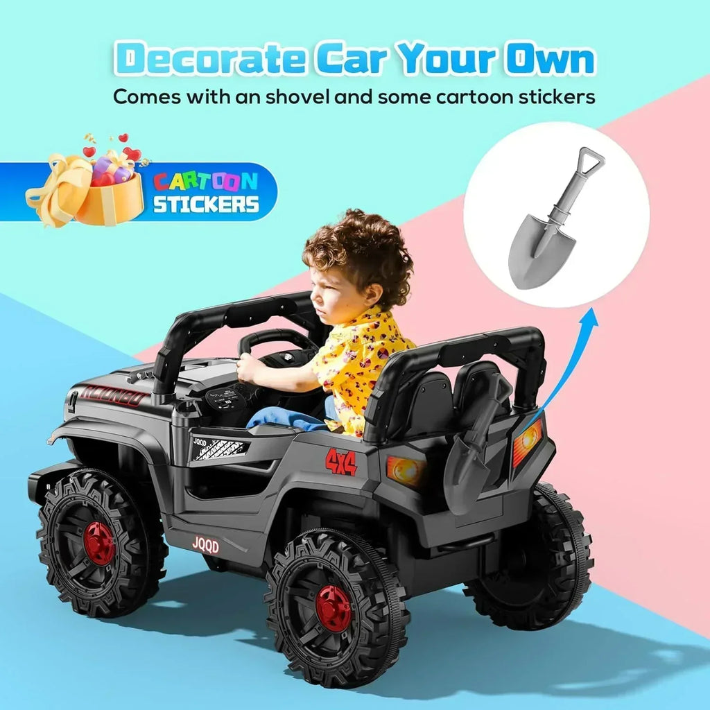 SEALIGHT 12V Children's Driving Truck Model 380 Watt Motor Emergency Braking Function wourant