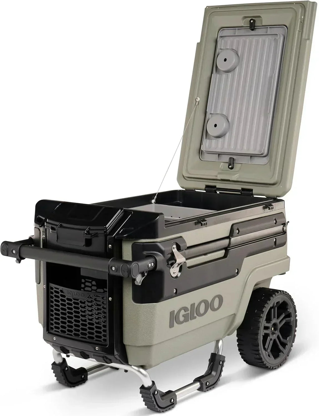 70Qt Wheeled Cooler Insulated Hard Shell Ice Chest wourant