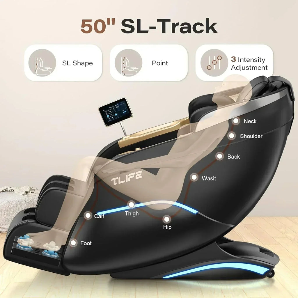 Full Body Massage Chair 160° Zero Gravity Recliner with Body Scan Shiatsu Massage Chair wourant