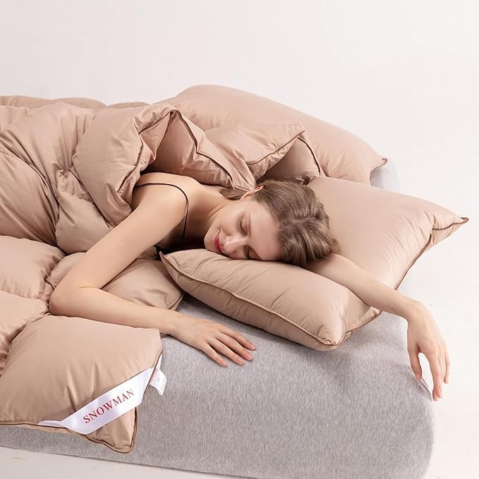 Premium Down Comforter 3D Baffle Box Design wourant