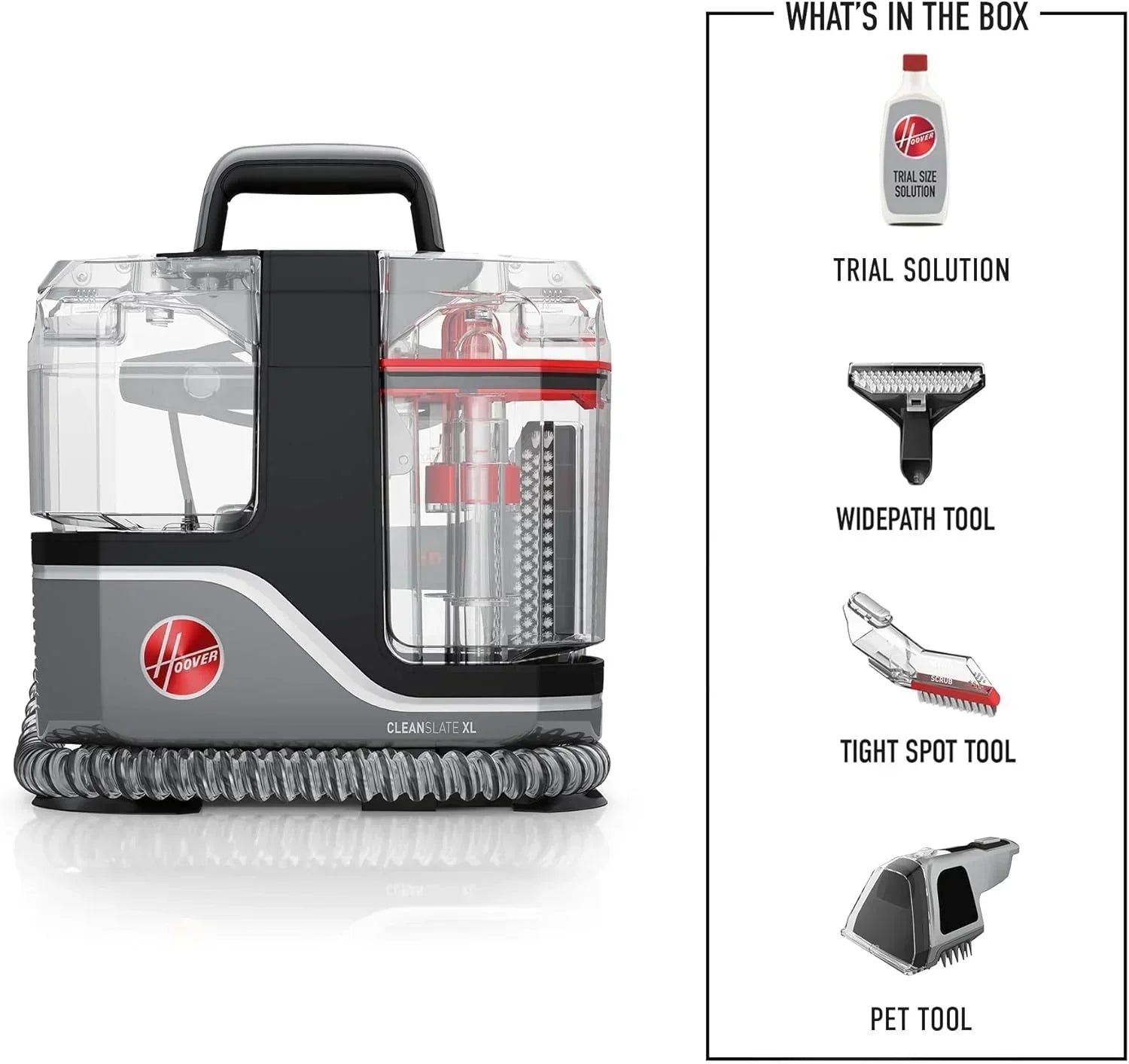 Hoover CleanSlate Plus Portable Carpet Upholstery Spot Cleaner with Powerful Suction wourant
