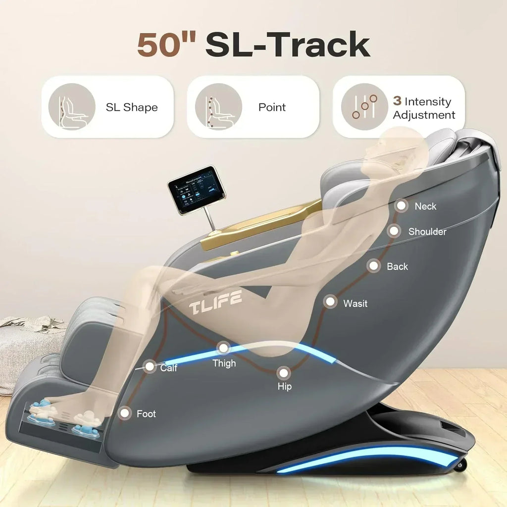 Full Body Massage Chair 160° Zero Gravity Recliner with Body Scan Shiatsu Massage Chair wourant