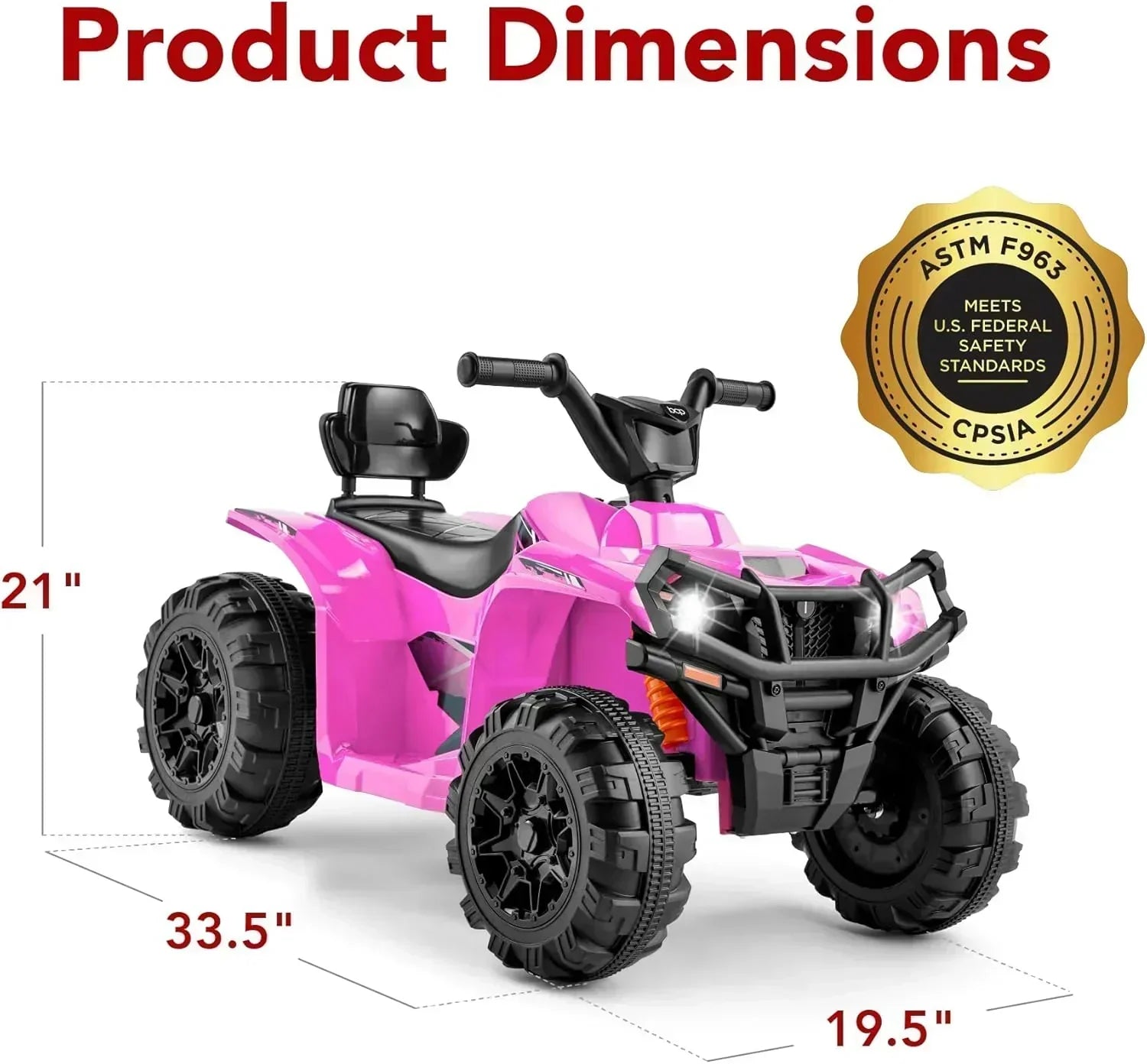 Best Choice Products 12V Kids Ride-On Electric ATV 4-Wheeler Quad Car Toy Bluetooth Audio wourant