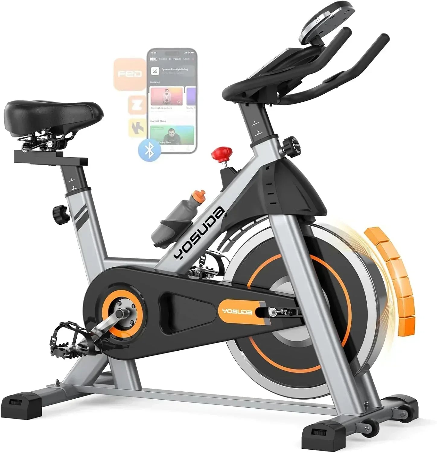 Arita brand fitness bicycle Home fixed fitness treadmill Low noise design tablet stand wourant