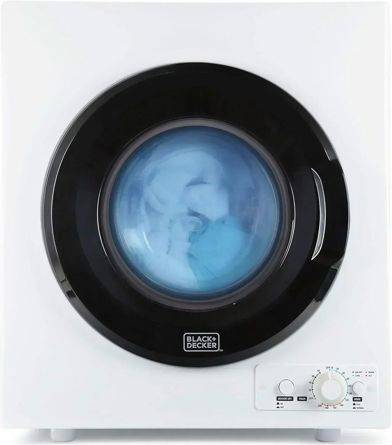 Compact Clothes Dryer 1.5 Cu. Ft. 850W Electric Dryer 120V Vented Dryer Stainless Steel Drum wourant