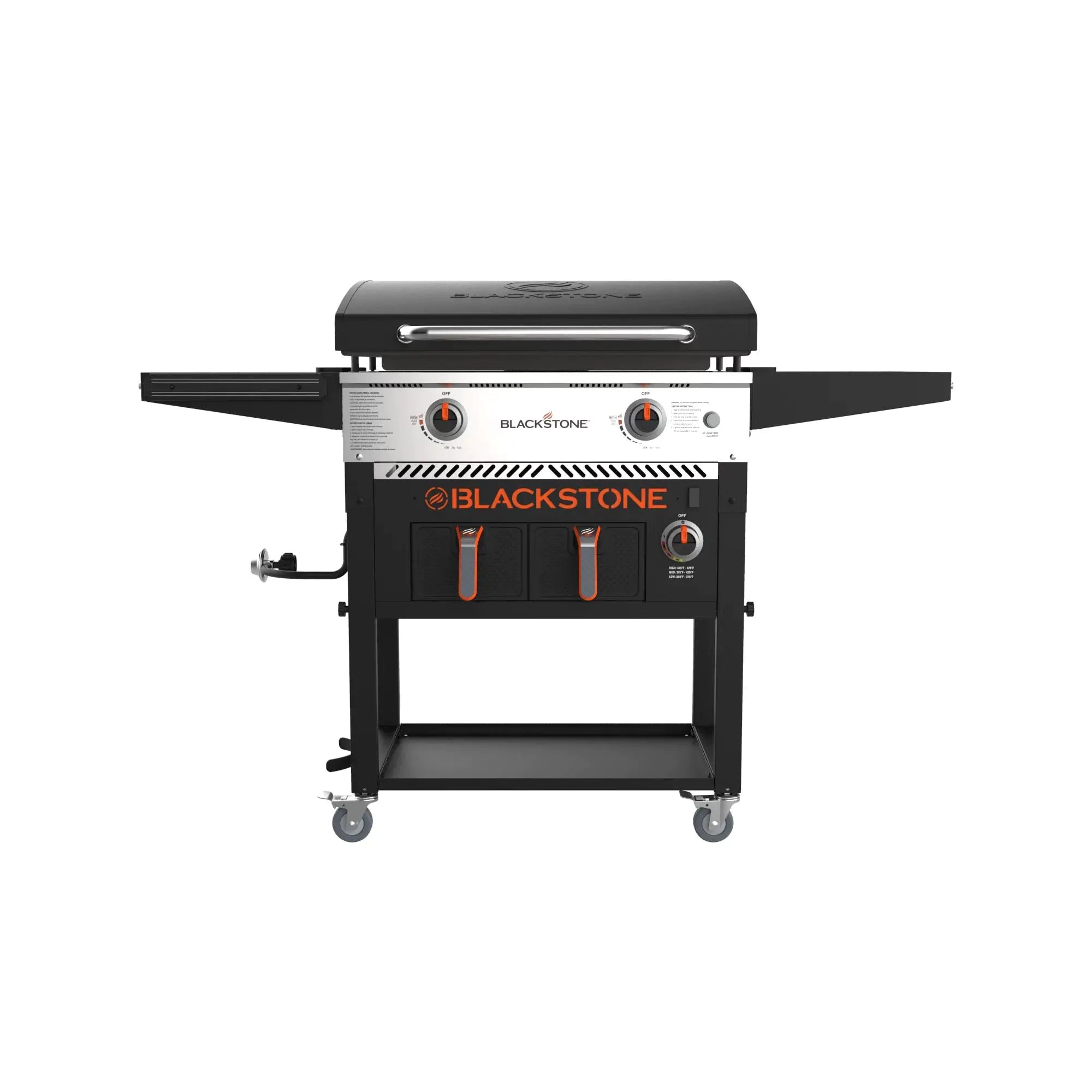 Clearance Sale Blackstone 2-Burner 28" Griddle with Electric Air Fryer and Hood wourant