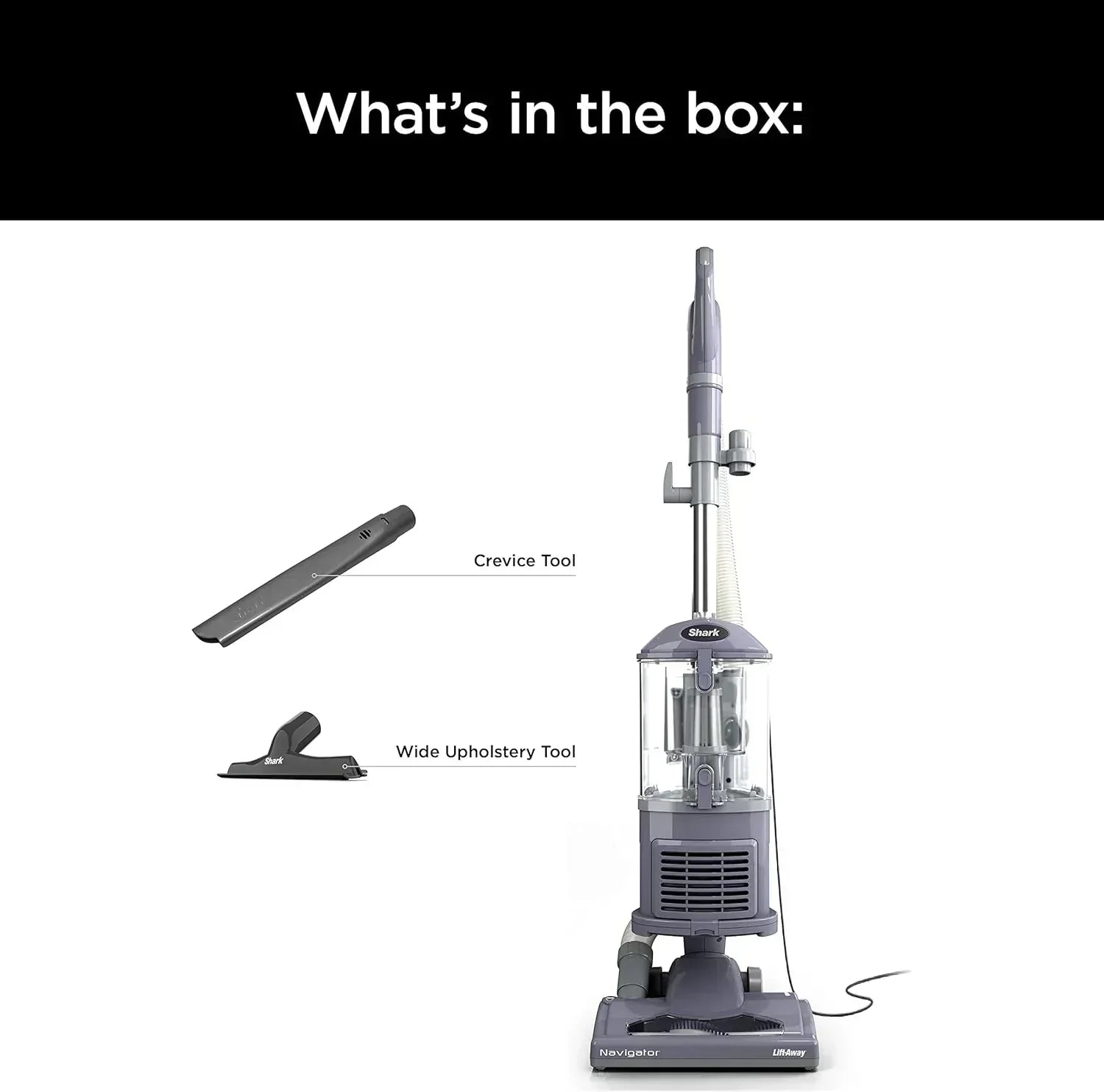 Upright Vacuum Navigator Lift-Away Deluxe Capacity HEPA Filter Swivel Steering Upholstery Tool wourant