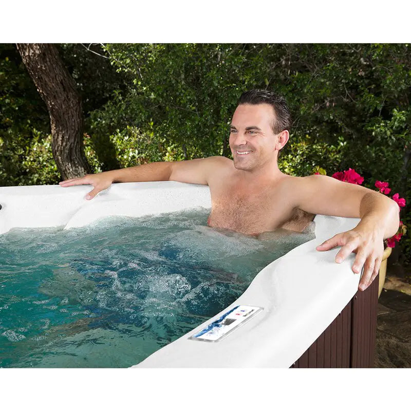 Lifesmart Spas 3 Person 17 Jet Plug And Play Hot Tub with Ozonator in Espresso wourant