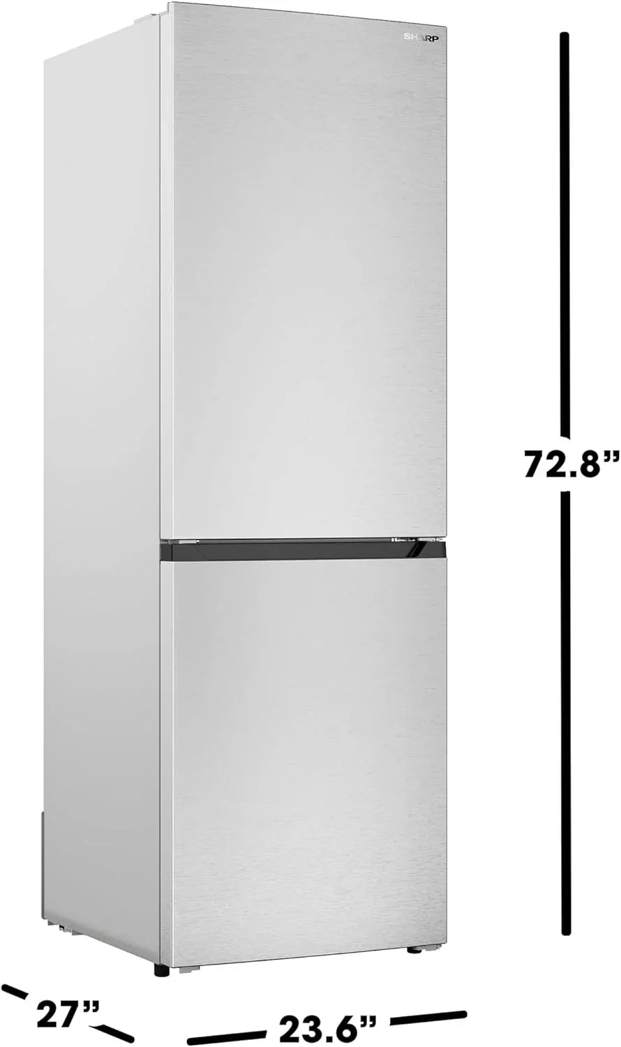 Sharp Bottom-Freezer Counter-Depth Refrigerator 24 Inch 11.5 Cubic Foot wourant