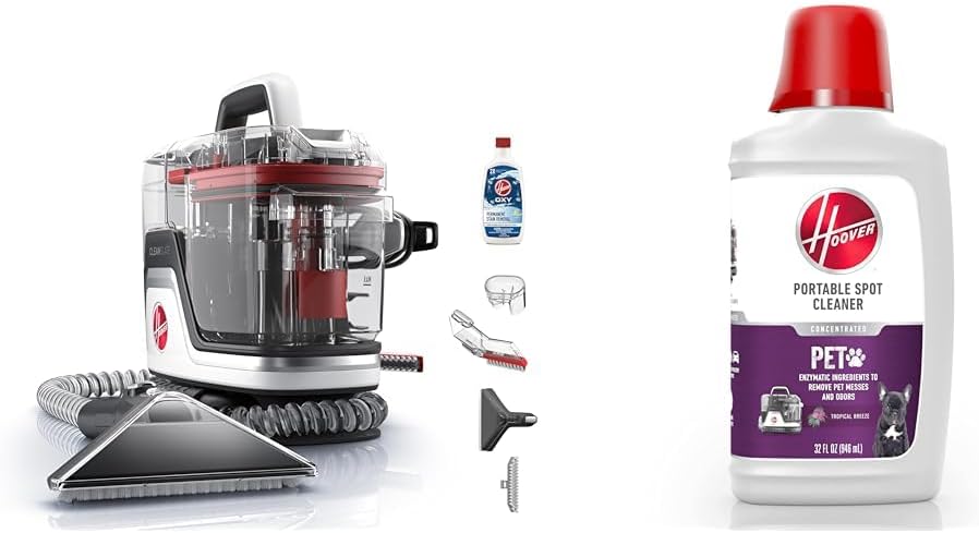 Hoover CleanSlate Plus Portable Carpet Upholstery Spot Cleaner with Powerful Suction wourant