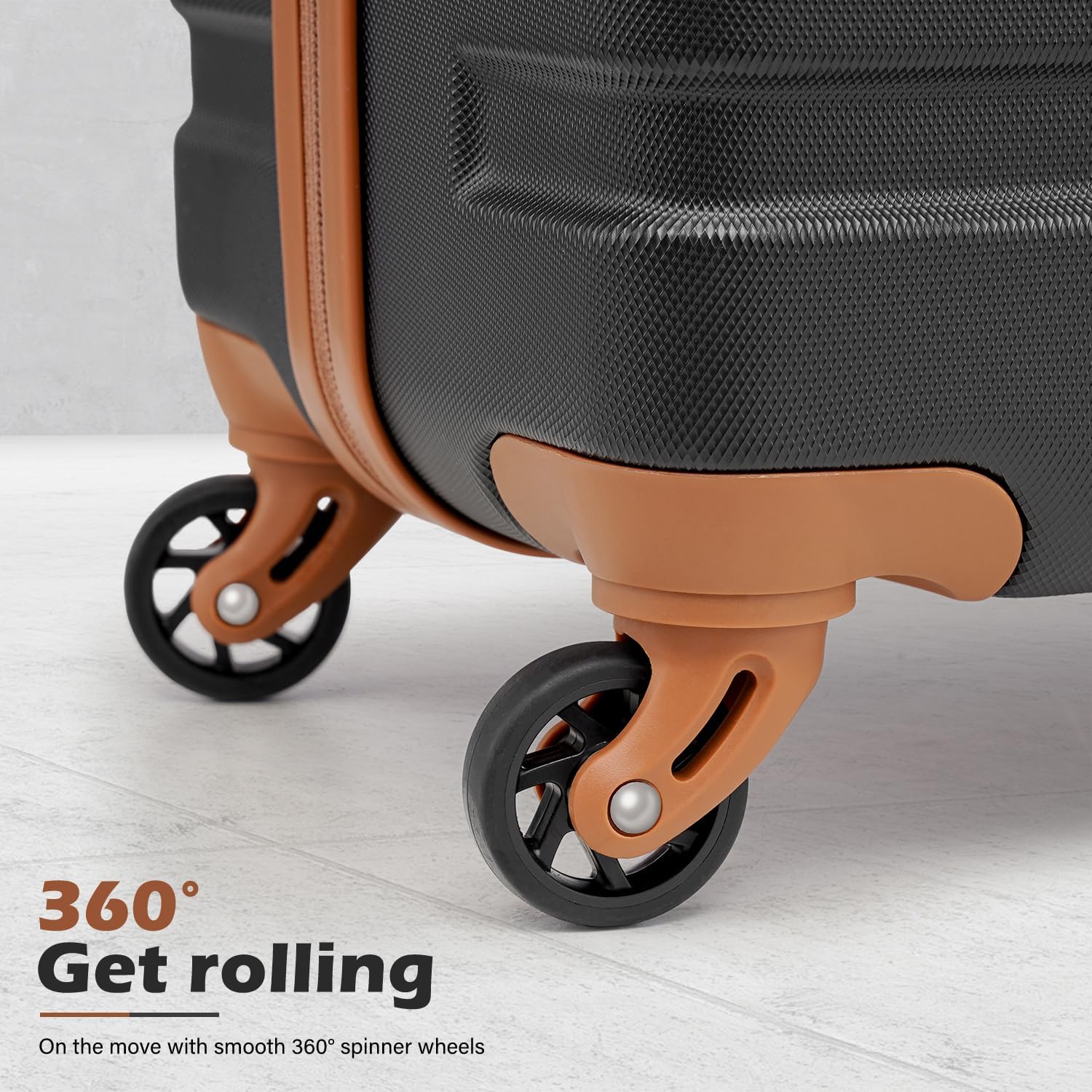 Luggage 3 Piece Set Suitcase Spinner Hardshell Lightweight TSA Lock wourant