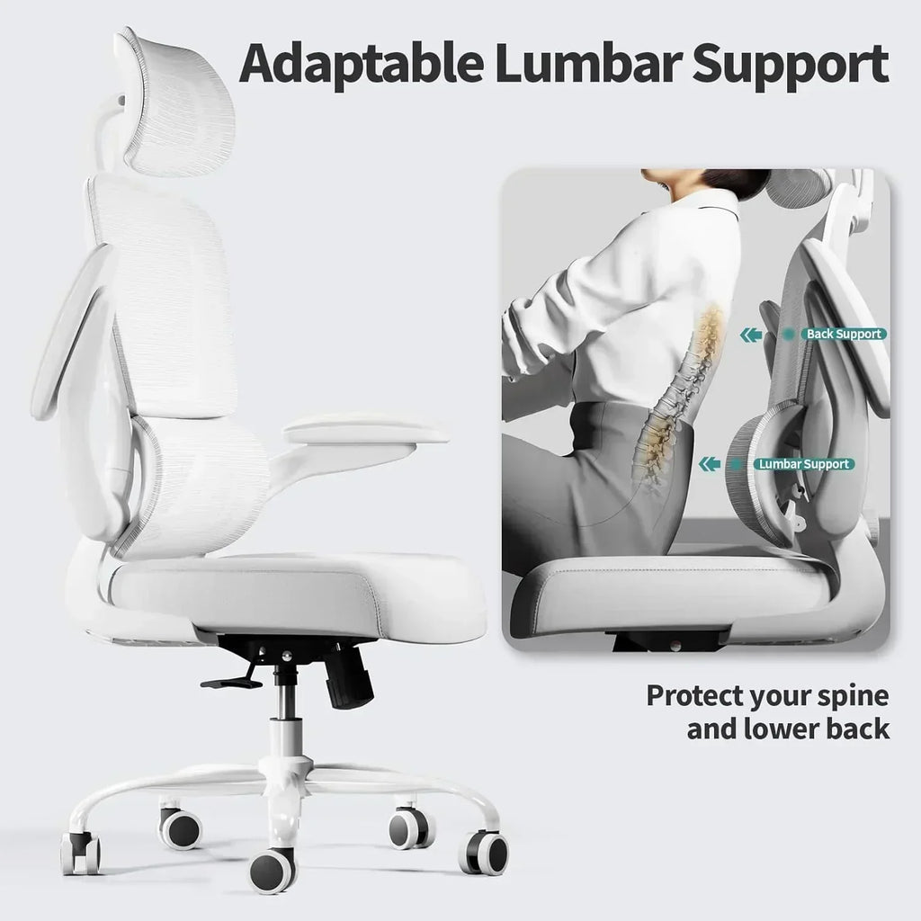 TRALT Office Chair Ergonomic Desk Chair 330 lbs Home Gaming Chair with Wheels wourant