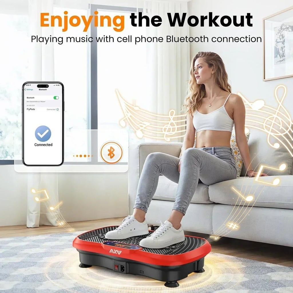 AXV Vibration Plate Fitness Platform Trainer Suitable for men and women to lose weight wourant