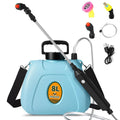 2 Gallon Electric Garden Sprayer 3 Speed Telescopic Wand 3 Nozzles USB Rechargeable Jumpsub