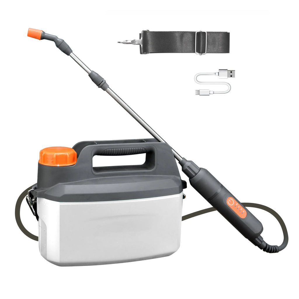1 Gallon Electric Garden Sprayer 4000mAh Telescopic Wand USB-C Rechargeable Jumpsub
