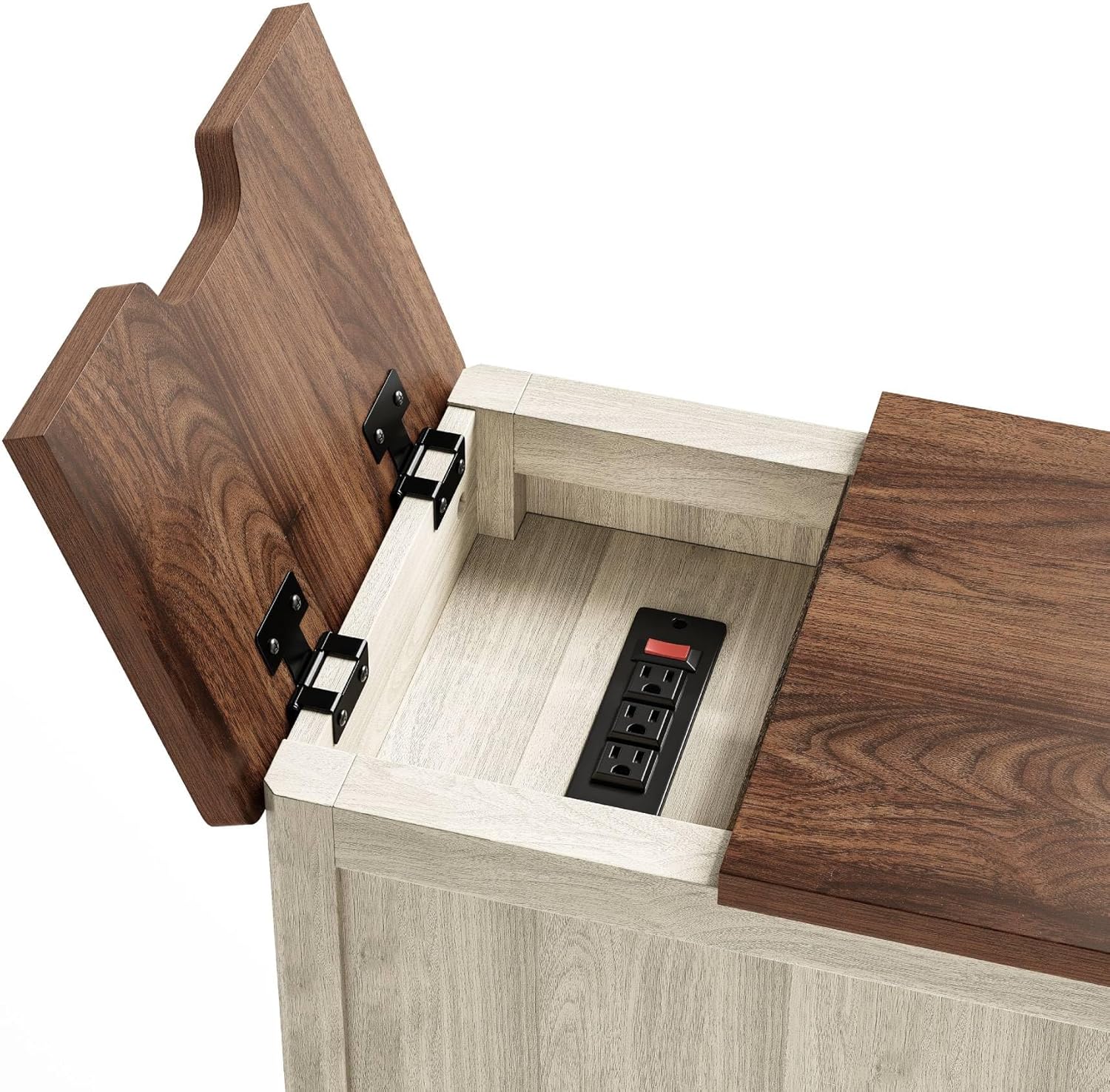 Farmhouse End Table Narrow Side Table Small Nightstand wourant