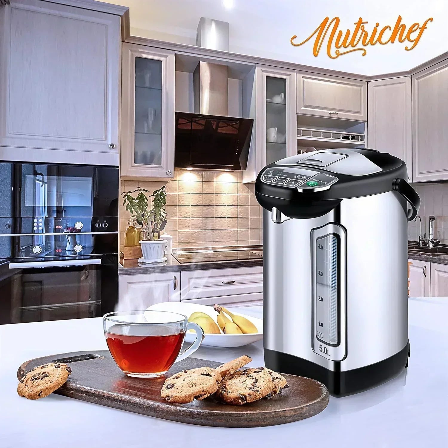 NutriChef Water Heater and Hot Water Dispenser 8L Electric Beverage Dispenser wourant