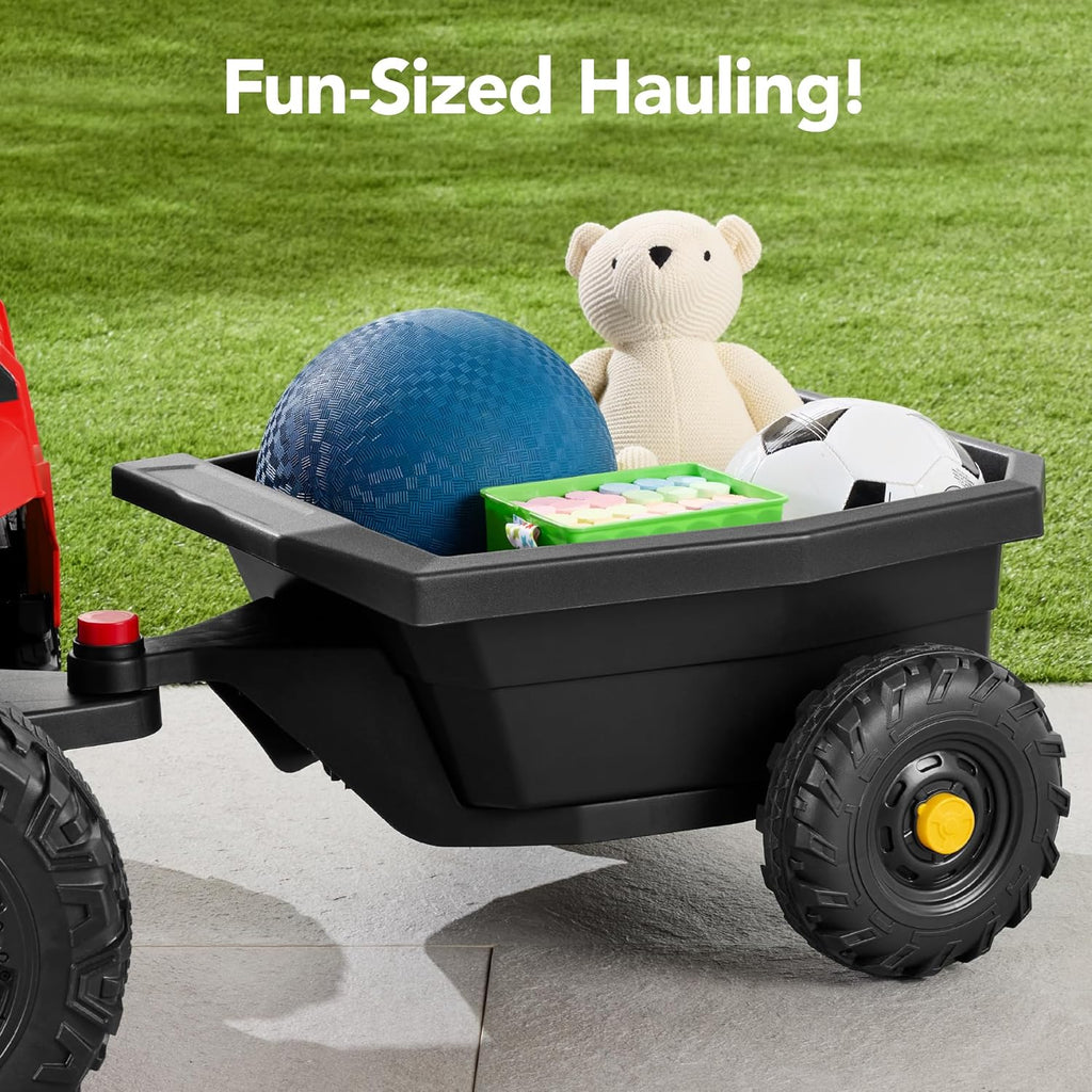 Children's black UTV electric children's car wourant