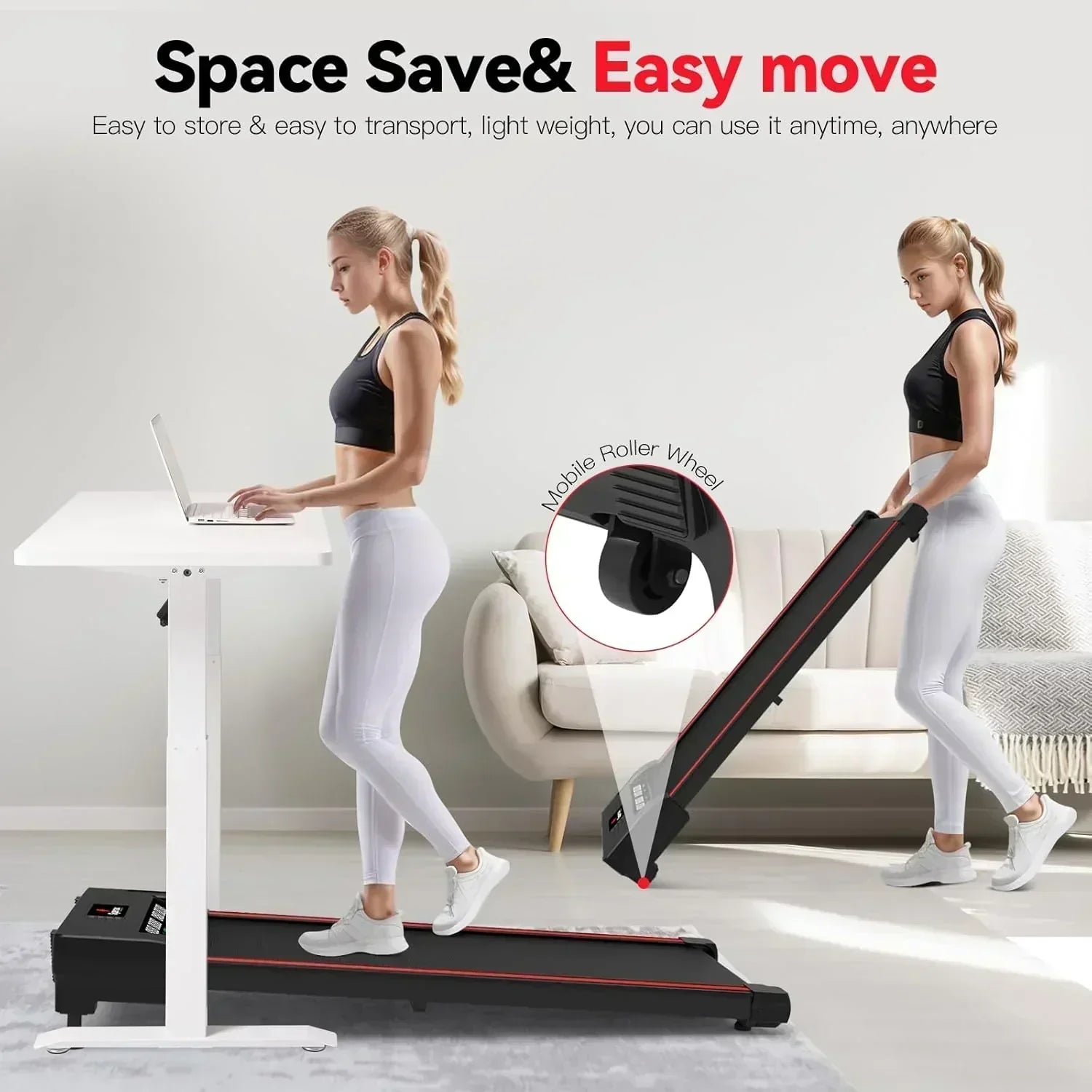 Sperax Walking Vibration Pad with APP 3 in 1 Under Desk Treadmill Walking Treadmill Pad wourant