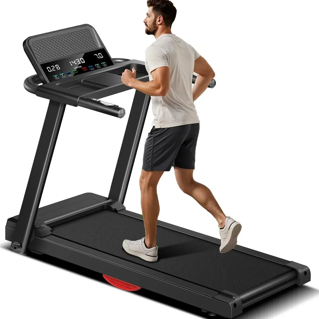 Home Treadmill 15% Incline Treadmill 3.0 hp Quiet Brushless Dual Cushion System wourant