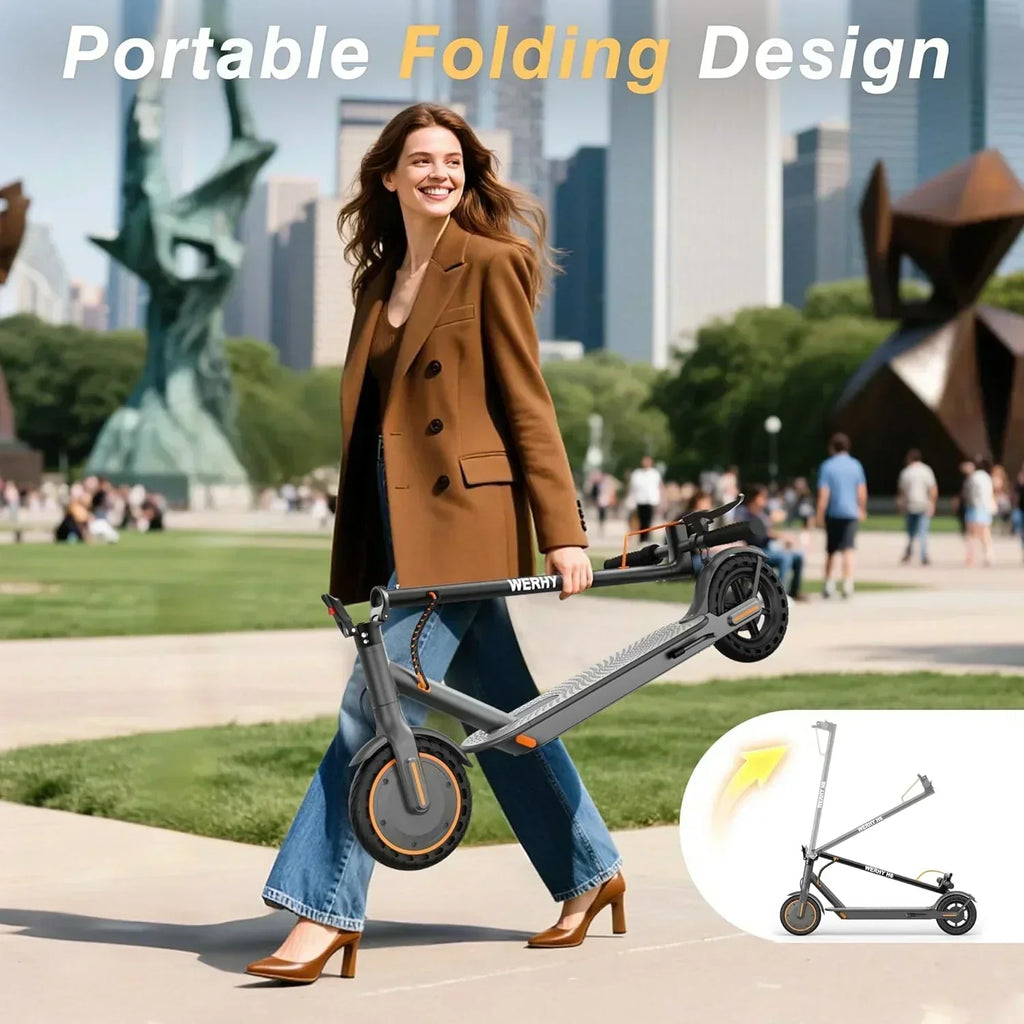 Electric Scooter 350W/500W Motor Top Speed 19/22 mph Max 16/23/28Miles Ranges Foldable E Scooter wourant