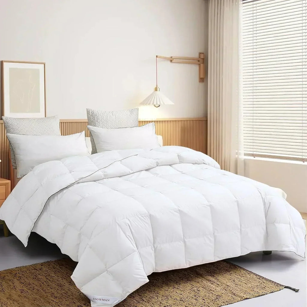 Premium Down Comforter 3D Baffle Box Design wourant