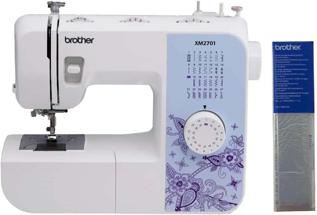 Brother XM2701 Sewing Machine Lightweight Full Featured 27 Stitches 6 Included Feet wourant