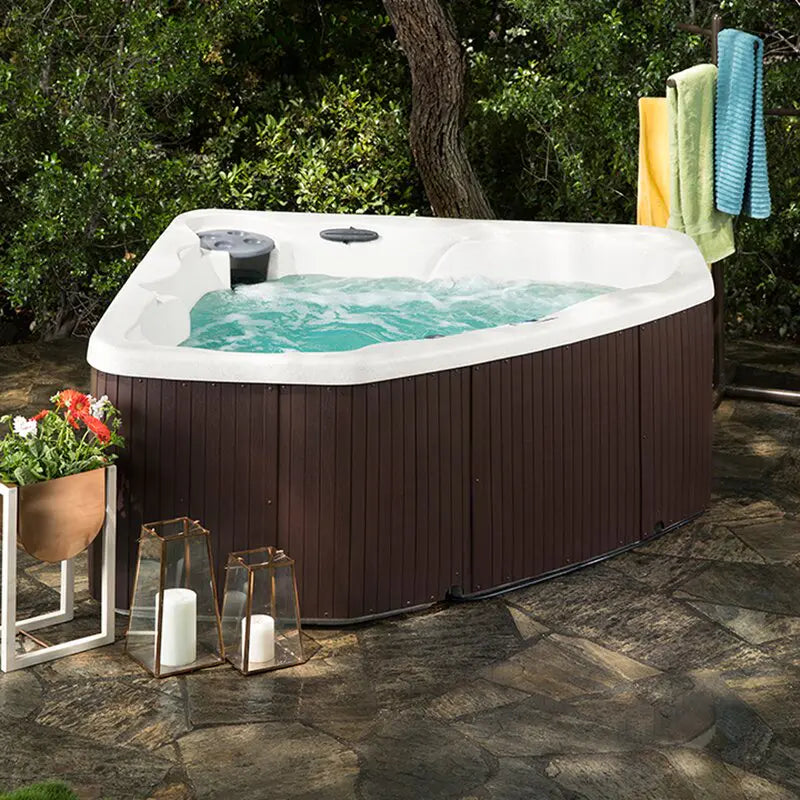 Lifesmart Spas 3 Person 17 Jet Plug And Play Hot Tub with Ozonator in Espresso wourant