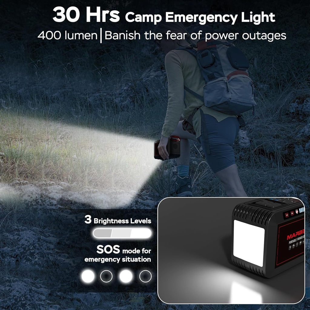 Portable Power Station 88Wh Camping Lithium Battery Solar Generator Fast Charging Power Bank wourant