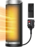 Space Heater 1500W Electric Indoor Heater with Thermostat Quiet Portable Heater wourant