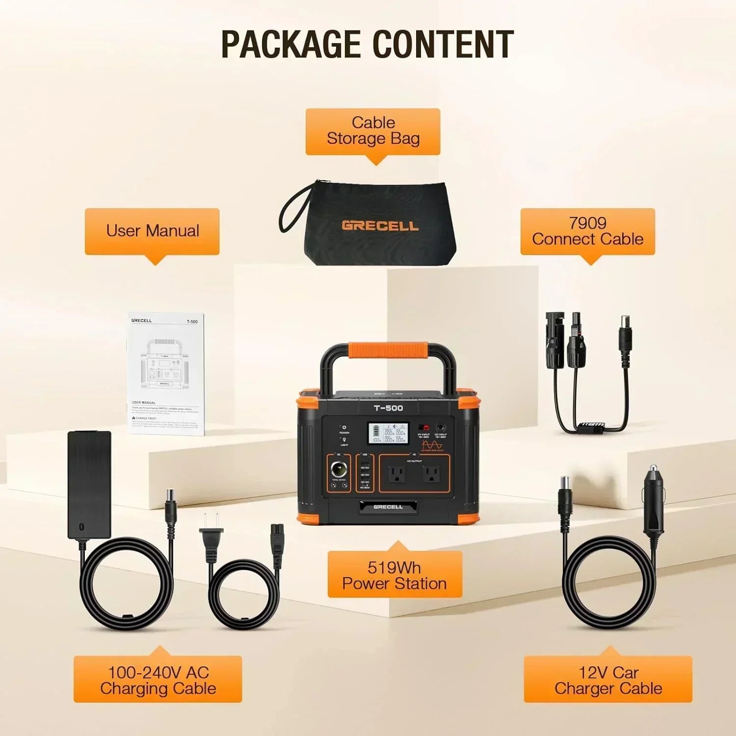 Portable Power Station 300W (Peak 600W) 230.88Wh Solar Generator 60W USB-C PD Output wourant