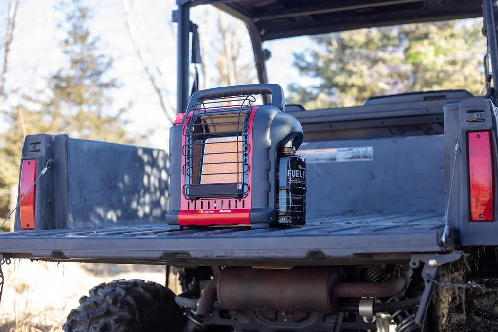 Portable Propane Radiant Heater 4000-9000 BTU for campers workshops patios and more wourant