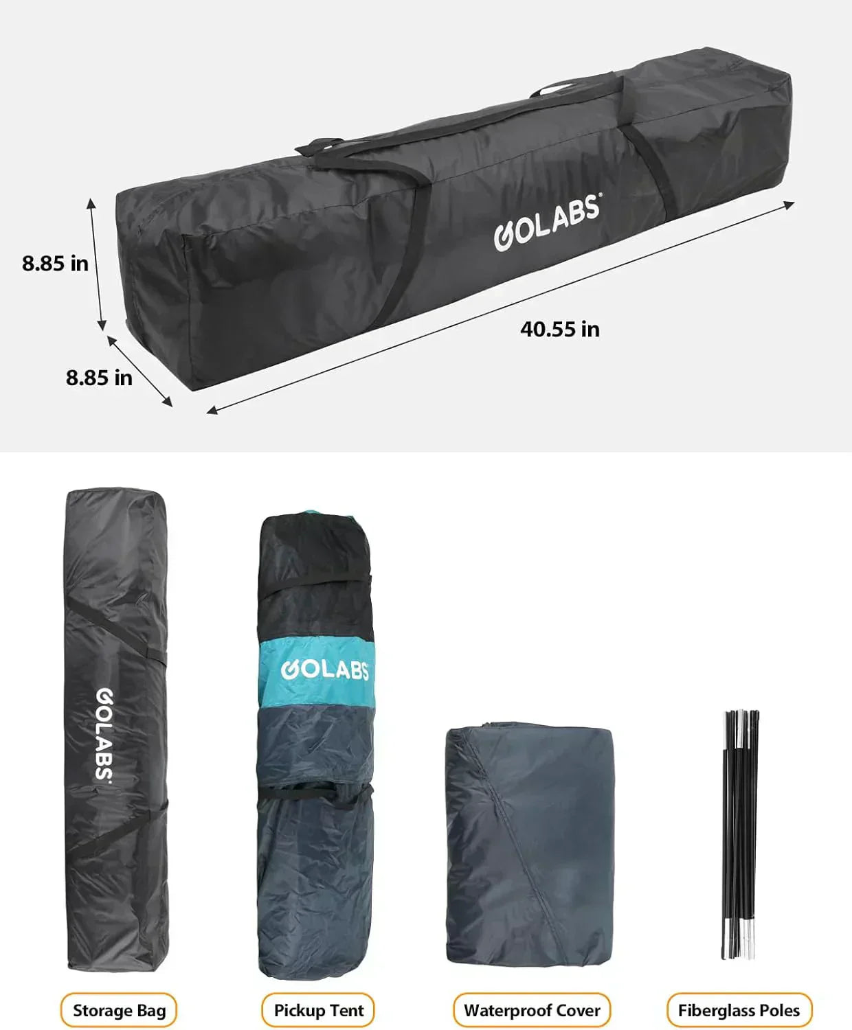 Truck Portable Bed Tent with Extra Rain Cover for Camping and Outdoor Activities wourant